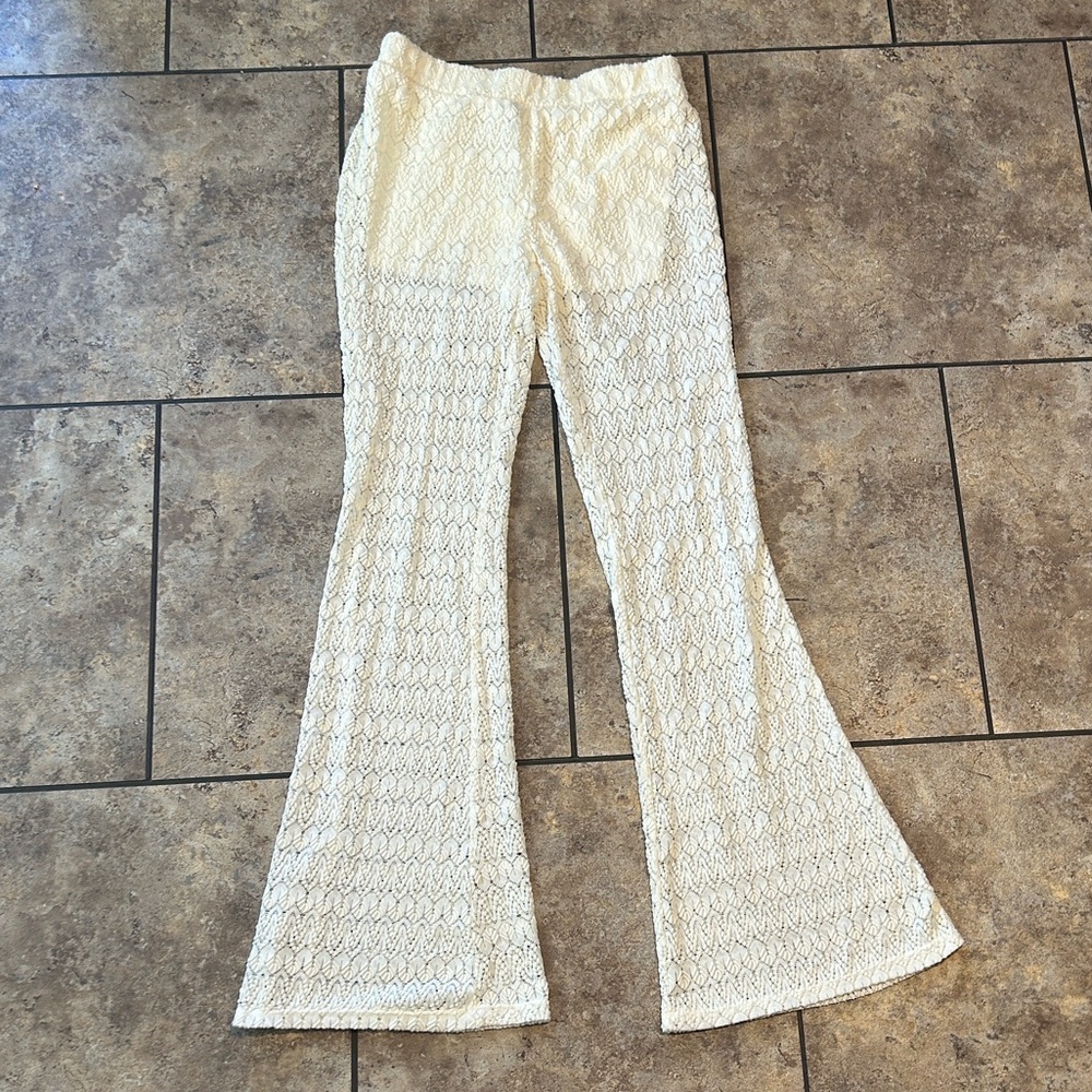 Joe B Ivory Lace Pants